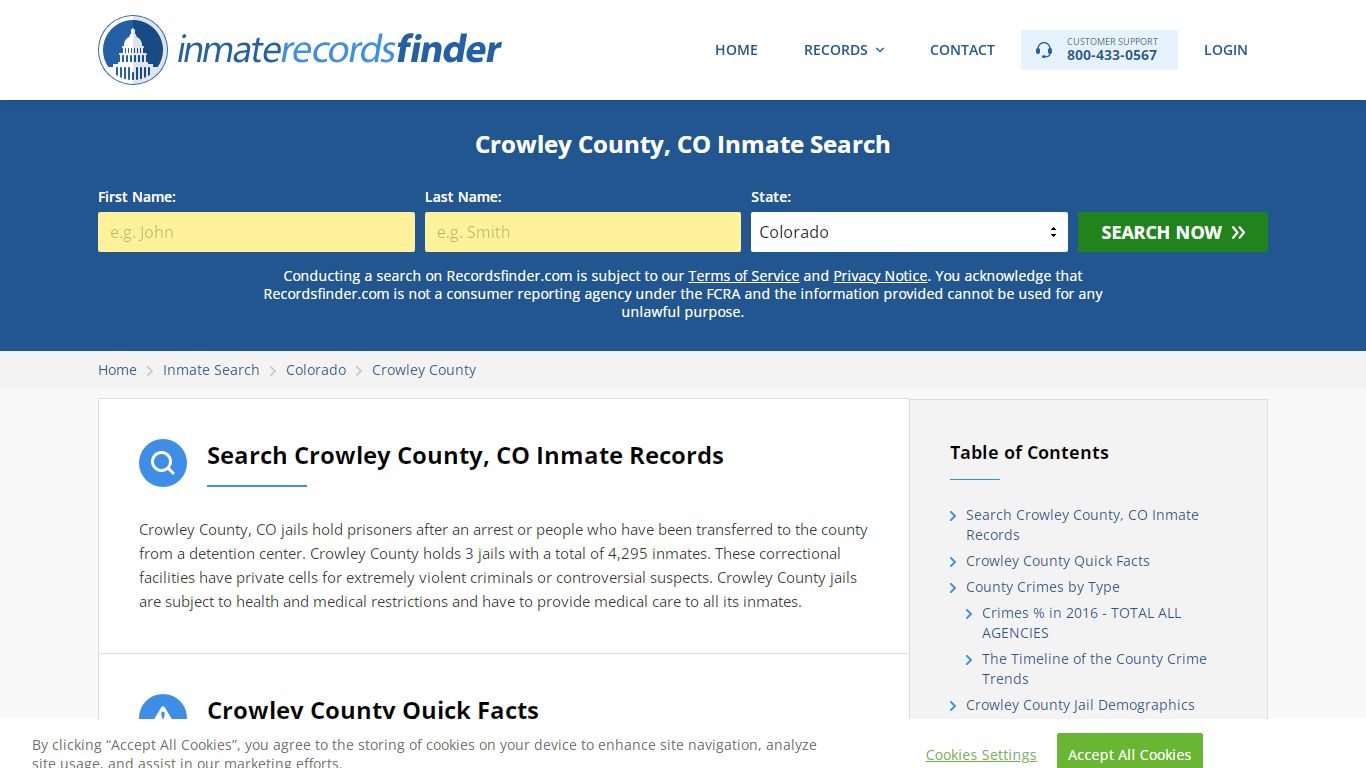 Crowley County, CO Inmate Lookup & Jail Records Online